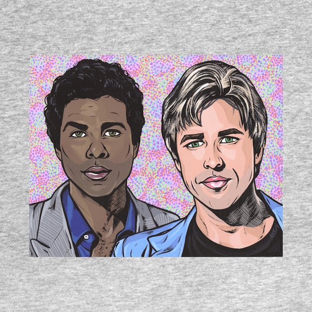 Tubbs and Crockett by turddemon